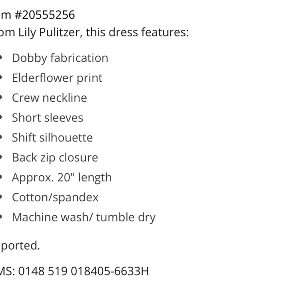 Lily Pulitzer NWT SIZE 16 Mila short sleeve shift dress- Elderflower Blossom - Picture 10 of 11